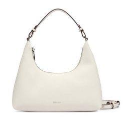 Torebka Calvin Klein. Białe torebki klasyczne Calvin Klein, bez wzorów, klasyczne, bez dodatków. Za 489.99 zł.