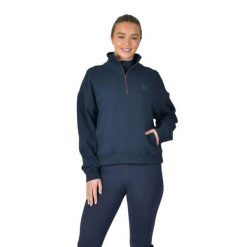 Sweter damski Dublin. Niebieskie swetry DUBLIN, na zimę, bez wzorów, bez ramiączek. Za 317.00 zł.