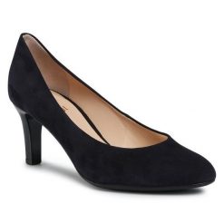 Półbuty HÖGL. Niebieskie półbuty wsuwane Högl, bez wzorów, bez obcasa, na obcasie. Za 519.99 zł.