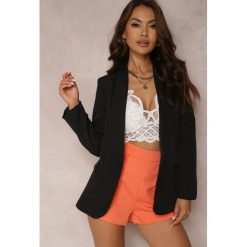 Czarna Marynarka Alcarpia. Czarne marynarki i żakiety Renee, l, bez wzorów, eleganckie, bez ramiączek. W wyprzedaży za 107.99 zł.