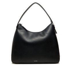 Torebka Calvin Klein. Czarne shopper bag Calvin Klein, bez wzorów, klasyczne, bez dodatków. Za 489.99 zł.