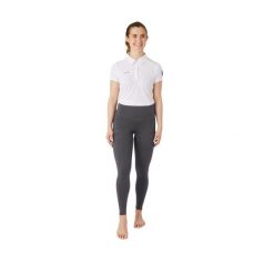 Damskie legginsy jeździeckie z pełną przyczepnością Horze Celia Thermo. Szare legginsy HORZE, bez wzorów, z elastanu, eleganckie. Za 237.00 zł.