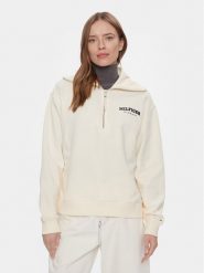Tommy Hilfiger Bluza Monotype WW0WW42469 Beżowy Regular Fit. Brązowe bluzy Tommy Hilfiger, xxl, bez wzorów, z bawełny, bez kaptura. Za 419.99 zł.