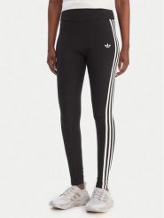 Adidas Legginsy 3-Stripes KD5572 Czarny Slim Fit. Czarne legginsy adidas, bez wzorów, z bawełny. Za 149.99 zł.