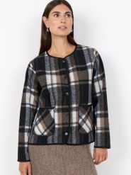 Soyaconcept® Kurtka - Wokal Kobiety czarny|biały|beżowy, S. Białe kurtki s, bez wzorów, z wełny, eleganckie, bez kaptura. Za 179.95 zł.