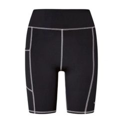Legginsy sportowe damskie Oakley FLEX FOA500577-02E. Czarne legginsy Oakley, bez wzorów, z materiału, sportowe, krótkie. Za 221.79 zł.