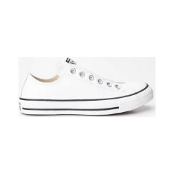 Converse 164975C WHITE/WHITE/BLACK, trampki. Białe trampki Converse, bez wzorów, z gumy, bez zapięcia. Za 349.00 zł.