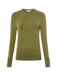 Marie Lund Sweter z cienkiej dzianiny Kobiety zielony, L. Zielone swetry Marie Lund, l, bez wzorów, z dzianiny, bez ramiączek. Za 199.95 zł.
