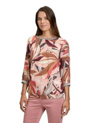 Betty Barclay Bluzka w kolorze jasnoróżowo-brązowo-czerwonym rozmiar: 38. Różowe bluzki Betty Barclay, bez wzorów, z wiskozy, bez kołnierzyka, bez ramiączek. Za 87.61 zł.