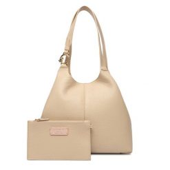 Torebka Coccinelle. Brązowe torebki klasyczne Coccinelle, bez wzorów, klasyczne, bez dodatków. Za 1,269.00 zł.