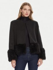 Rinascimento Kurtka przejściowa CFC0125791003 Czarny Regular Fit. Czarne kurtki Rinascimento, l, bez wzorów, z syntetyku, bez kaptura. Za 549.99 zł.