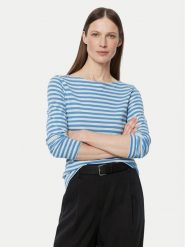 Marc O'Polo Bluzka 406 2196 52597 Niebieski Regular Fit. Niebieskie bluzki Marc O'Polo, xs, bez wzorów, z bawełny, bez kołnierzyka, bez ramiączek. Za 99.99 zł.