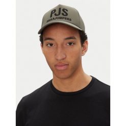 Czapka z daszkiem Parajumpers. Zielone czapki z daszkiem Parajumpers, bez wzorów. Za 219.99 zł.
