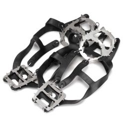 Raczki na buty turystyczne, antypoślizgowe nakładki rozmiar 36-40 czarne. Czarne buty trekkingowe Springos, bez wzorów, bez zapięcia, trekkingowe. Za 29.99 zł.