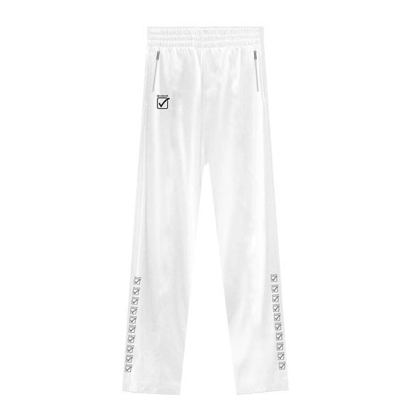 Damskie spodnie dresowe Givova Dea. Białe spodnie materiałowe Givova, bez wzorów, z dresówki, długie. Za 277.99 zł.