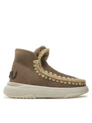 Mou Śniegowce Eskimo Jogger Glitter Logo FW421001A Brązowy. Brązowe śniegowce Mou, bez wzorów, ze skóry, bez zapięcia. Za 1,199.00 zł.
