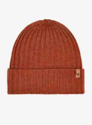 Czapka Fjallraven Byron Hat Thin - autumn leaf. Czerwone czapki zimowe Fjällräven, bez wzorów, z materiału. Za 224.95 zł.