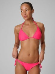 4F Góra od bikini damska - różowa M. Czerwone bikini 4f, bez wzorów. Za 49.99 zł.