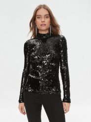 Bruuns Bazaar Bluzka BBW3694 Czarny Regular Fit. Czarne bluzki Bruuns Bazaar, s, bez wzorów, z syntetyku, bez kołnierzyka, bez ramiączek. Za 969.99 zł.