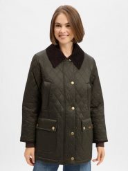 Barbour Kurtka pikowana dla kobiet Kobiety Sztuczne włókno zielony, 38. Zielone kurtki Barbour, bez wzorów, z włókna, sportowe, bez kaptura. Za 1,799.95 zł.