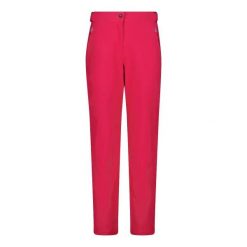 Damskie elastyczne spodnie narciarskie CMP Clima Protect. Czerwone spodnie narciarskie CMP, bez wzorów, z elastanu, narciarskie. Za 489.99 zł.