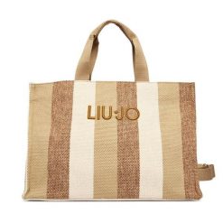 Torebka Liu Jo. Brązowe shopper bag Liu Jo, bez wzorów, bez dodatków. Za 469.99 zł.