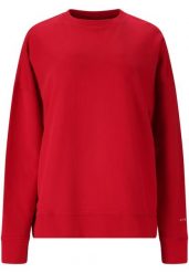 Bluza damska Athlecia Breslin. Czerwone bluzy bez kaptura Athlecia, l, bez wzorów, z bawełny, bez kaptura, na fitness i siłownię. Za 214.15 zł.