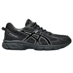Asics Gel-Venture 6 Buty Sneakersowe Dorosłych. Czarne buty do biegania ASICS, bez wzorów, ze skóry, bez zapięcia, do biegania. Za 399.99 zł.