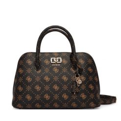 Torebka Guess. Brązowe torebki klasyczne Guess, z aplikacjami, bez dodatków. Za 749.99 zł.