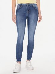 Please Jeansy P0SWYR7W7N Granatowy Skinny Fit. Niebieskie jeansy Please, l, bez wzorów, z jeansu. Za 219.99 zł.