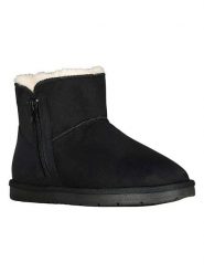 Geographical Norway Botki zimowe "Ozipneige" w kolorze czarnym rozmiar: 40. Czarne botki Geographical Norway, bez wzorów, z futra, bez obcasa, bez zapięcia. Za 165.31 zł.