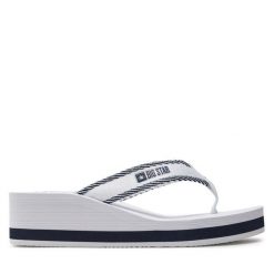 Japonki Big Star Shoes. Białe japonki BIG STAR SHOES, bez wzorów, retro. Za 99.99 zł.