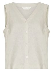 MOSS COPENHAGEN Koszula "Ryan Conella" w kolorze kremowym rozmiar: XL. Brązowe koszule Moss Copenhagen, xl, bez wzorów, bez kołnierzyka, bez ramiączek. Za 112.45 zł.