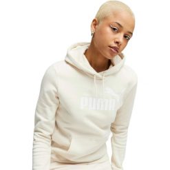 Bluza z kapturem Puma Ess Logo Hoodie Fl S, Kobiety. Białe bluzy Puma, s, bez wzorów, z bawełny, bez ramiączek, z kapturem. Za 290.00 zł.
