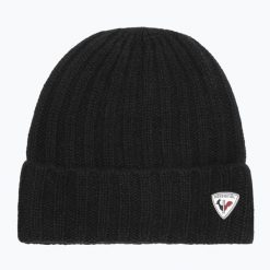 Czapka zimowa damska Rossignol Diana black OS. Czarne czapki zimowe Rossignol, bez wzorów, sportowe. Za 299.99 zł.