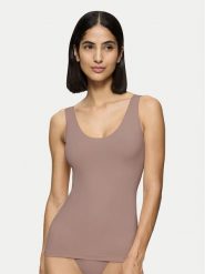 Triumph Bielizna modelująca górna Make-Up Illusion 10222371 Brązowy. Brązowa bielizna modelująca Triumph, bez wzorów, z syntetyku. Za 89.99 zł.