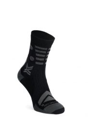 Skarpety rowerowe X-Socks Gravel Perform Merino Crew. Czerwone skarpetki X-Socks, bez wzorów, z elastanu. Za 176.00 zł.