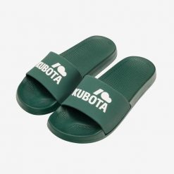 Second Life - Klapki Kubota Basic Ciemnozielone - Stan Doskonały. Zielone klapki Kubota, bez wzorów, z materiału, bez obcasa, bez zapięcia. Za 51.99 zł.
