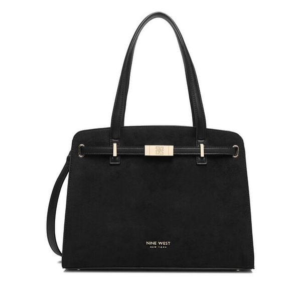 Torebka Nine West. Czarne torebki klasyczne Nine West, bez wzorów, klasyczne, bez dodatków. Za 279.99 zł.