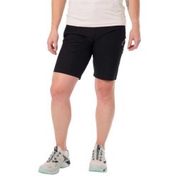 Szorty damskie lekkie AULP BROSİ elastyczne przewiewne wygodne na wędrówki. Czarne szorty Aulp, bez wzorów, z materiału, sportowe. W wyprzedaży za 159.99 zł.