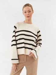 Noisy May Sweter Fifi 27027535 Beżowy Relaxed Fit. Brązowe swetry Noisy May, l, bez wzorów, z syntetyku, bez ramiączek. Za 229.99 zł.