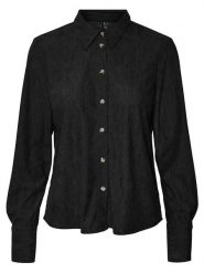 Vero Moda Koszula w kolorze czarnym rozmiar: M. Czarne koszule Vero Moda, m, bez wzorów, bez kołnierzyka, bez ramiączek. Za 61.46 zł.