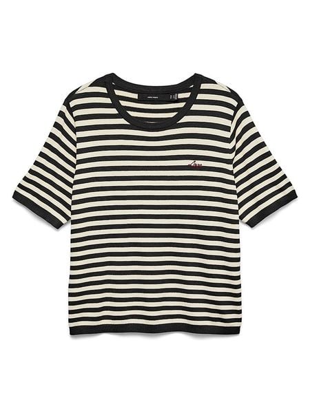 Vero Moda Sweter w kolorze czarno-białym rozmiar: S. Czarne swetry Vero Moda, s, bez wzorów, bez ramiączek. Za 98.95 zł.