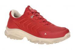 Buty trekkingowe damskie Ecco 85432351183. Czerwone buty trekkingowe ECCO, z bawełny, bez zapięcia. Za 799.00 zł.