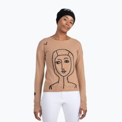 Sweter damski Rossignol Jcc Lina Pull. Brązowe swetry Rossignol, m, bez wzorów, z kaszmiru, sportowe, bez ramiączek. Za 1,210.45 zł.