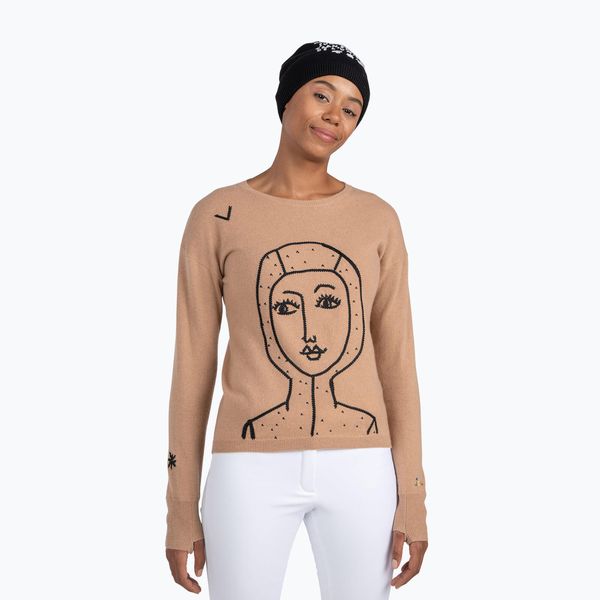 Sweter damski Rossignol Jcc Lina Pull. Brązowe swetry Rossignol, m, bez wzorów, z kaszmiru, sportowe, bez ramiączek. Za 1,210.45 zł.