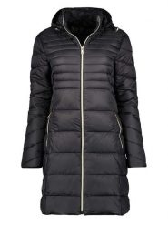 Geographical Norway Płaszcz pikowany w kolorze czarnym rozmiar: L. Czarne płaszcze Geographical Norway, l, bez wzorów, bez kaptura. Za 266.03 zł.