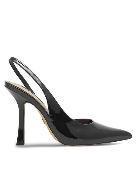 Nine West Szpilki WFA2689-1 Czarny. Czarne szpilki Nine West, bez wzorów, z syntetyku, bez obcasa, na szpilce, bez zapięcia. Za 199.99 zł.
