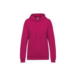 Bluza damska z kapturem Kariban. Czerwone bluzy z kapturem KARIBAN, l, bez wzorów, z bawełny, z kapturem. Za 181.00 zł.
