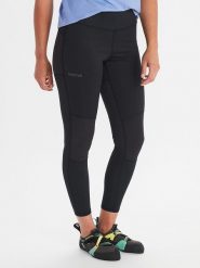Marmot Legginsy funkcyjne "Rock Haven" w kolorze czarnym rozmiar: XS. Czarne legginsy Marmot, xs, bez wzorów, z materiału, outdoorowe. Za 145.60 zł.